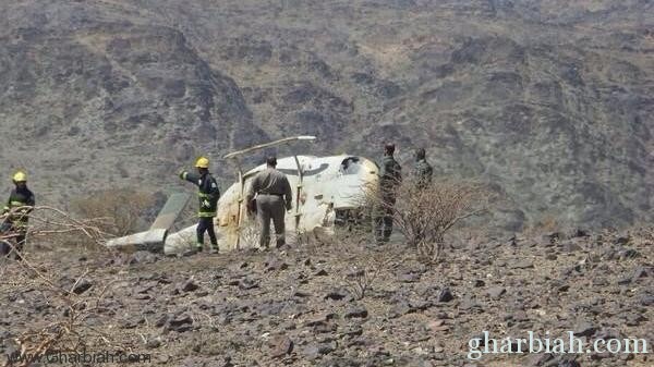 سقوط طائرة عمودية في الباحة تصيب ثلاثة أشخاص في الباحة صباح اليوم