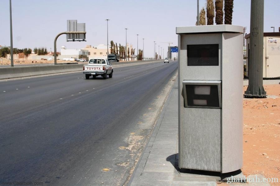 سرقة جهاز ساهر على طريق المدينة المنورة من قبل مجهولين