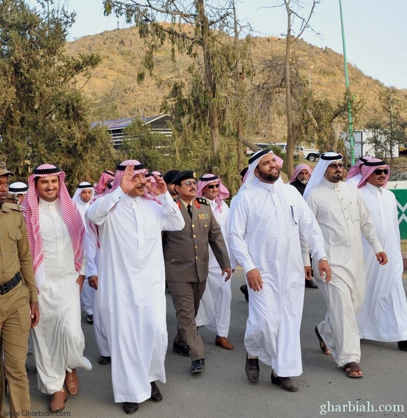  أمير الباحة يتفقد قصر بن رقوش ومتنزه الثروة الوطني