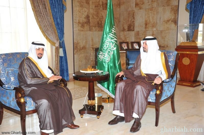 الأمير مشعل بن عبدالله يستقبل أمين محافظة الطائف