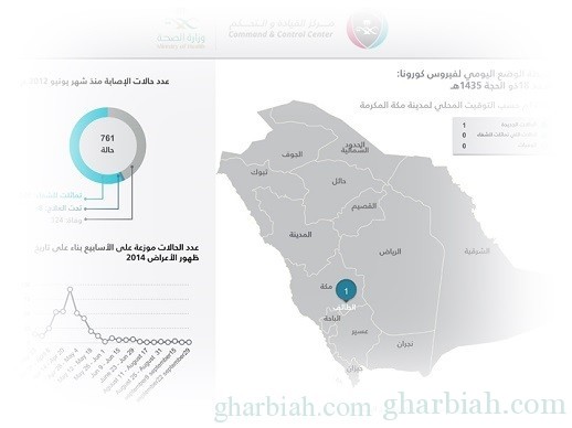 "الصحة": إصابة سبعيني بـ فيروس كورونا في الطائف ولاوفيات