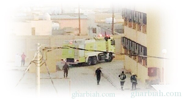 عاجل : حريق يخلي مدرسة المضايا الابتدائيه بجازان