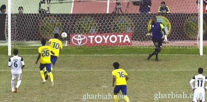 النصر يواصل صدارته بعد فوزه بثلاثة أهداف نظيفة 