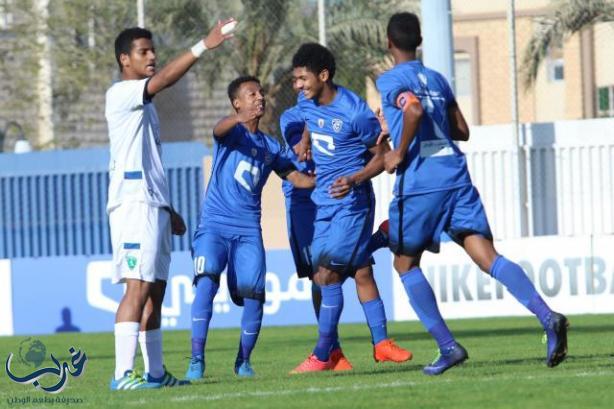 الهلال يقسو على الفتح بسباعية ويتصدر دوري الشباب