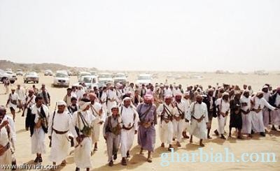 قبائل مأرب تعلن  تأييدها لعملية "عاصفة الحزم"ضد مليشيات الانقلابيين الحوثيين