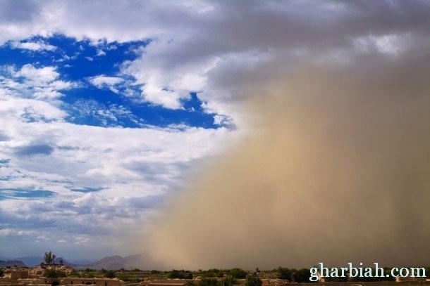 تنبيه من الأجواء غير المستقرة والمغبرة خلال الأيام القادمة