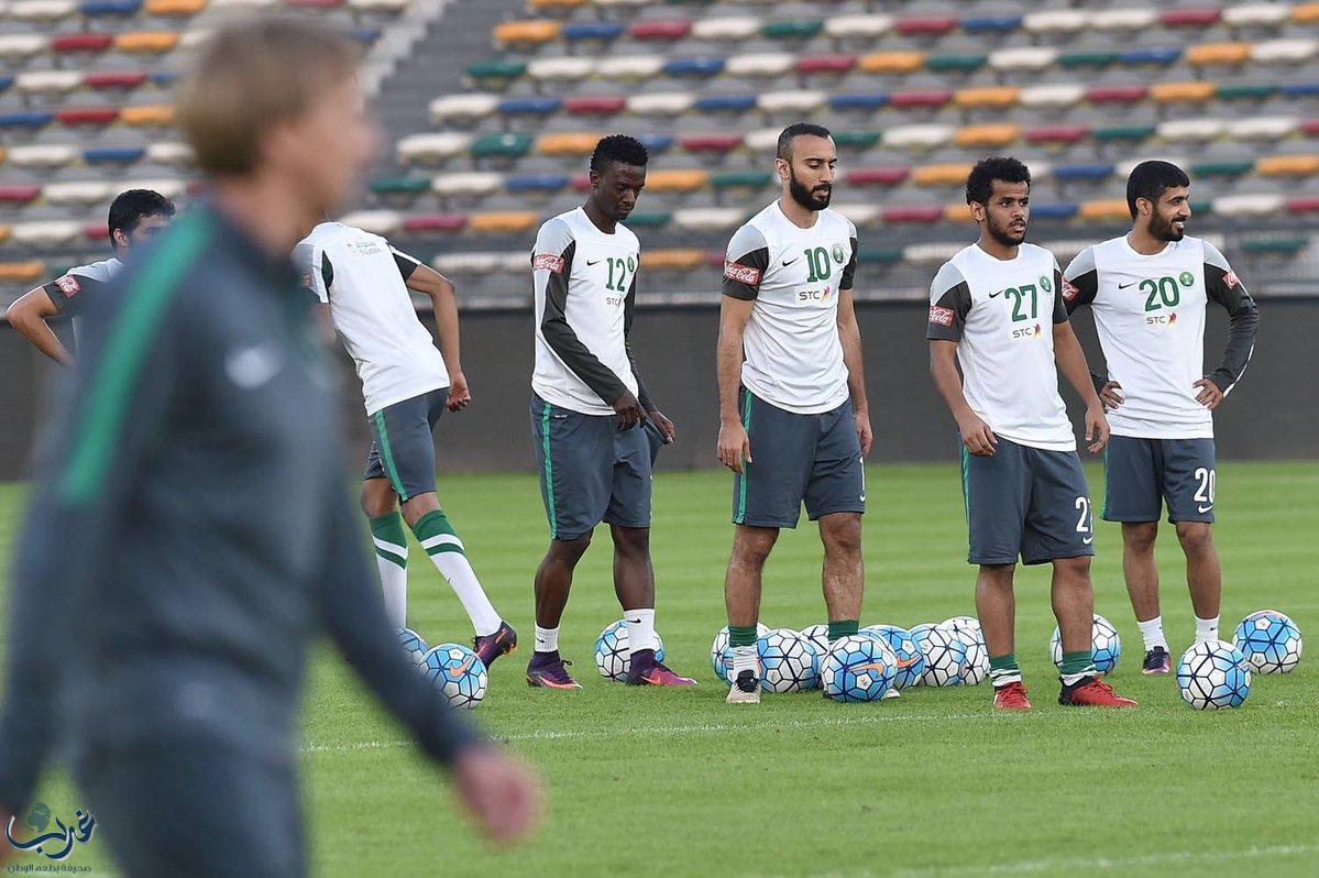 المنتخب السعودي الأول يواصل تمارينه الصباحية