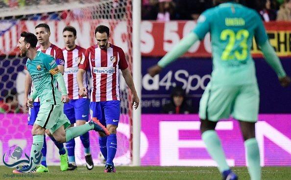 برشلونه يهزم اتلتيكو مدريد في عقر داره