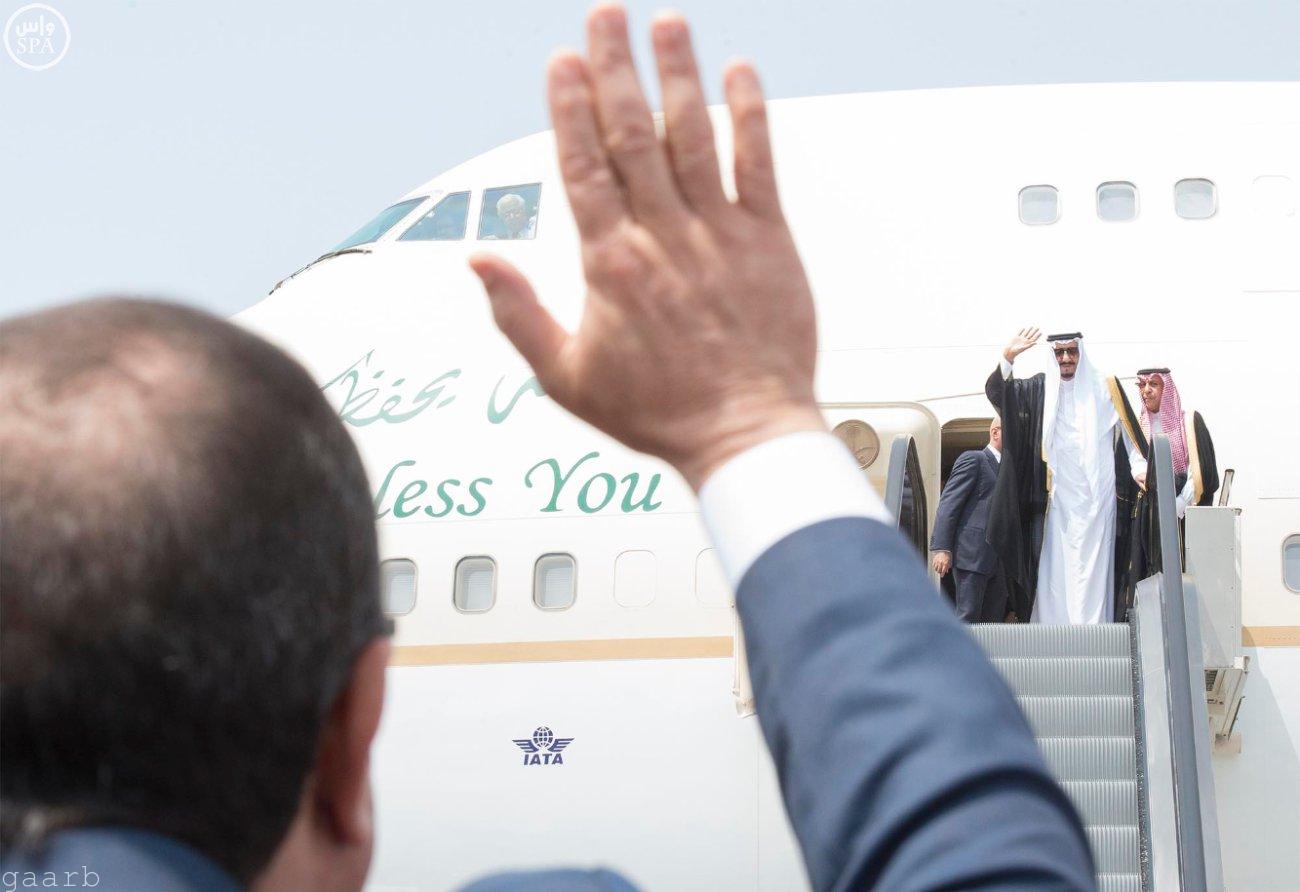 خادم الحرمين الشريفين يغادر القاهرة متوجهاً إلى جمهورية تركيا