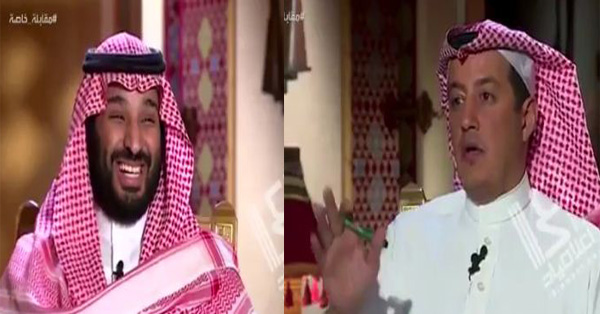 فيديو: الأمير محمد بن سلمان يمازح الدخيل.. لا تخليني أعلم في التلفزيون كم عندك ياتركي