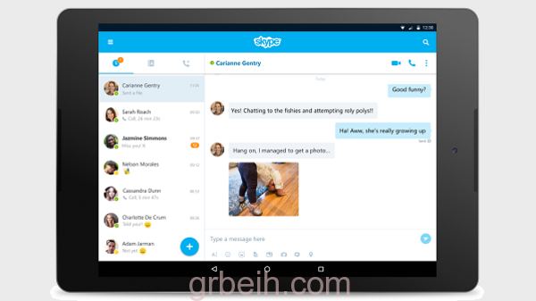 دردشة "سكايب" : تطلق تحديثاً جديداً لتطبيقها على نظام التشغيل "أندرويد"