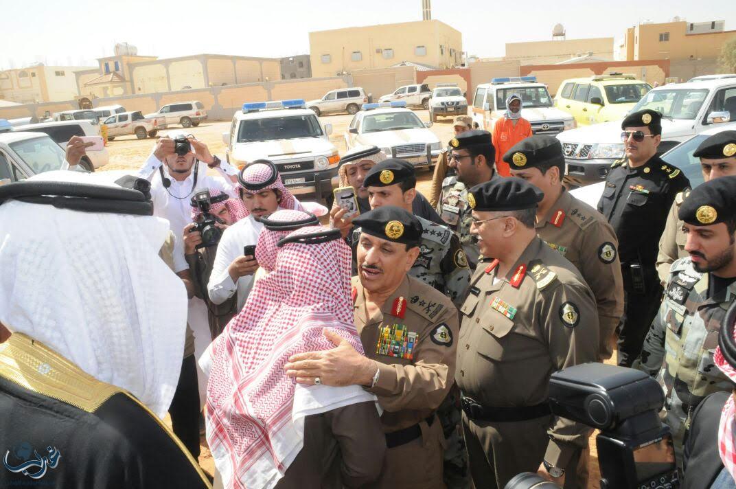 المحرج: ينقل تعازي  ولي العهد الامير محمد بن نايف لوالد وأشقاء الشهيد الجندي الشراري