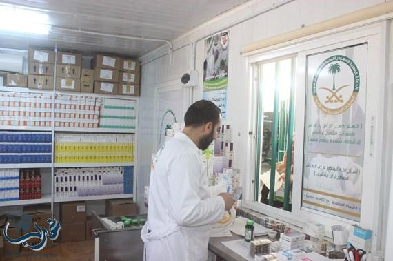 العيادات السعودية تصرف 1969 وصفة طبية خلال الأسبوع الماضي في مخيم الزعتري