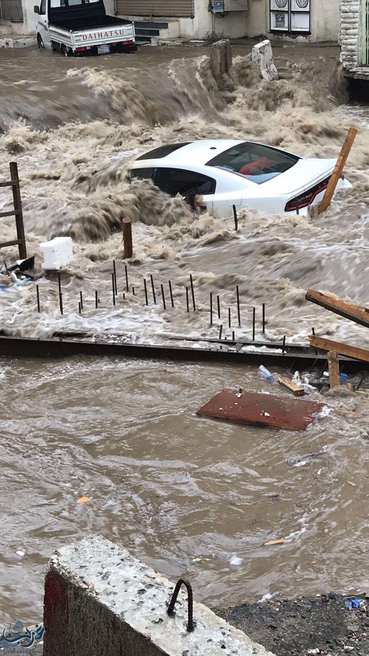 سيول الطائف كشفت المستور والفيصل يوجه لجنة  عاجلة" بالفيديو والصور "