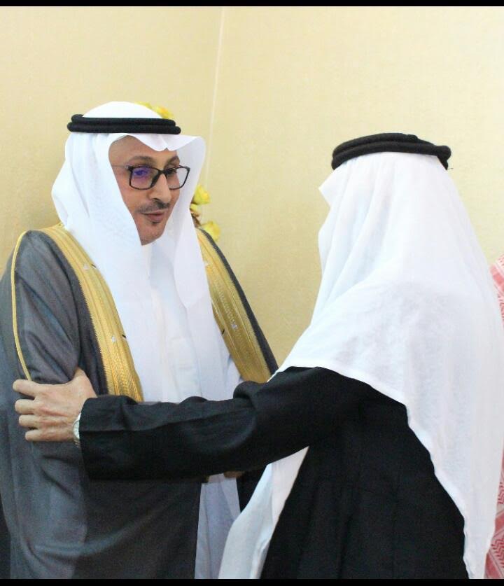 رئيس مركز الرزان يستقبل المبايعين لصاحب السمو الملكي الامير محمد بن سلمان 