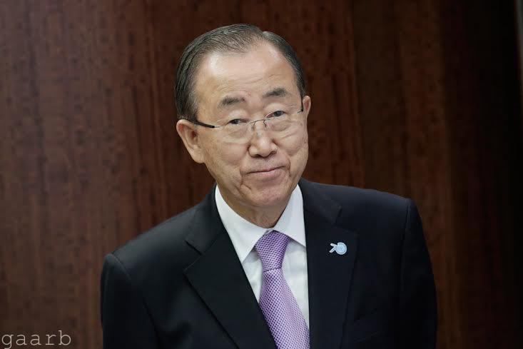 UN: Ban honours memory of Holocaust victims at New York synagogue