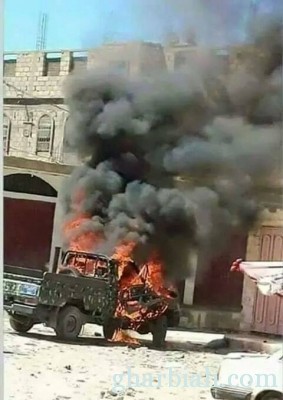 عاجل: مقتل 15 حوثي واحراق 4 مصفحات في اشتباكات مع المقاومة الشعبية بلودر