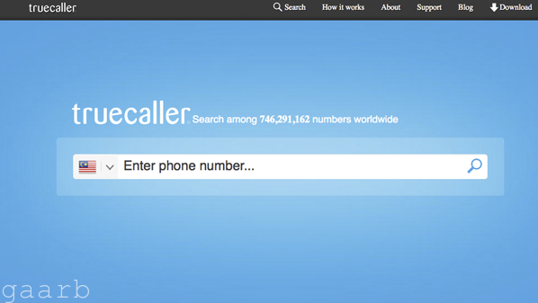 موقع TrueCaller لمعرفة صاحب الرقم المتصّل