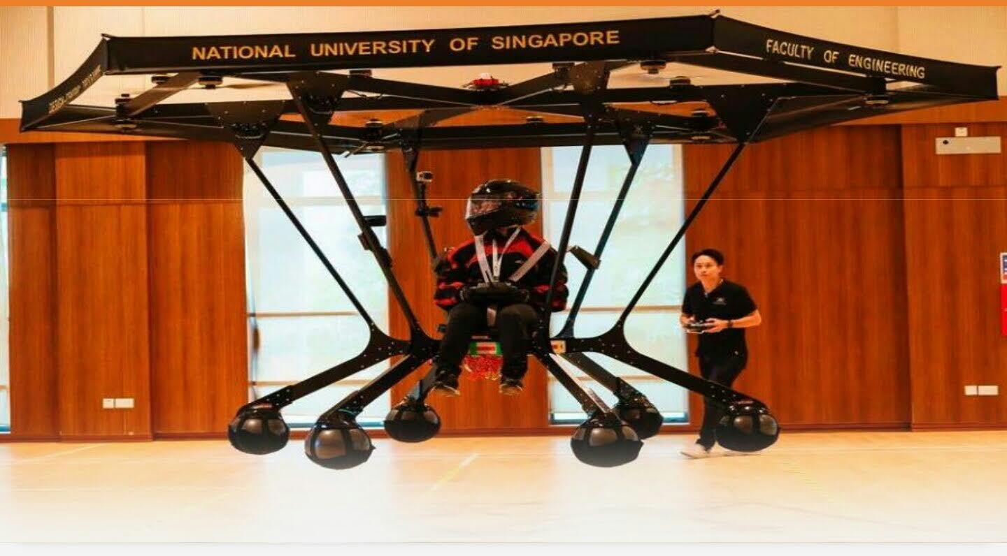 طلبة من جامعة سنغافورة يصممون السيارة الطائرة "Snowstorm"   