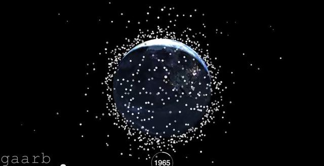 شاهد.. كيف تنمو “الخردة الفضائية”