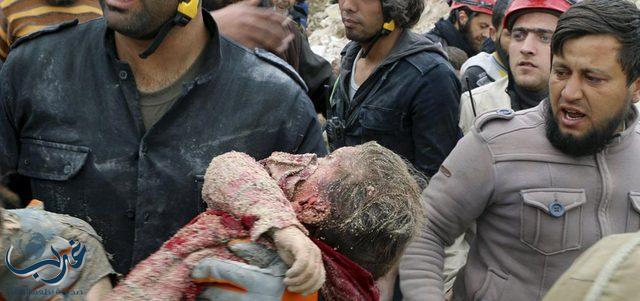 مقتل 114 طفلاً في غارات جوية على حلب