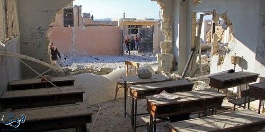 قصف استهدف مدرسة في إدلب ومقتل 22طفلا و6 معلمين