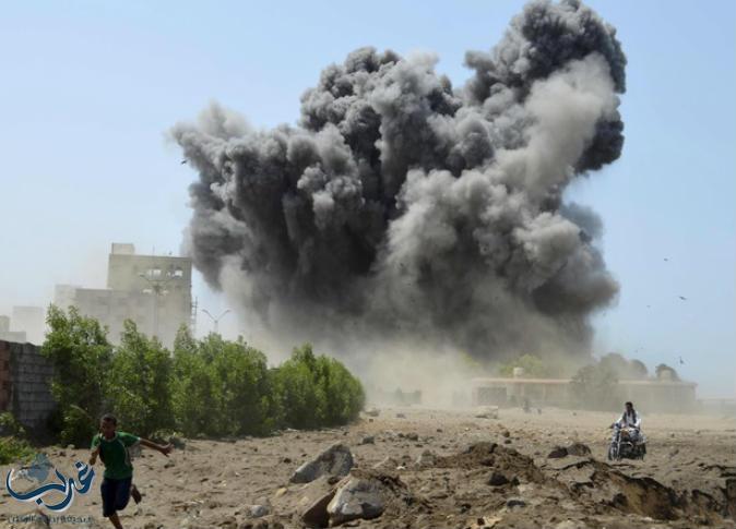 التحالف العربي يشن غارات جوية مكثفة على مواقع للحوثيين بتعز