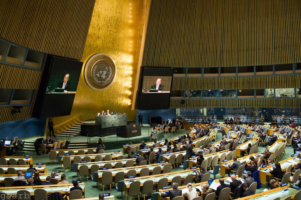 Mr Ban applauds General Assembly adoption of $5.4 Billion UN budget for next two years‏