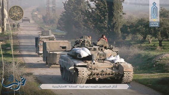 سوريا: ا﻿لمعارضة تتقدم بحماة.. واشتباكات شرق دمشق
