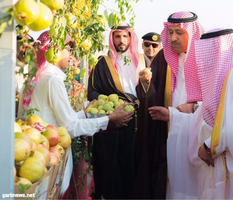 أمير الباحة يفتتح مهرجان الرمان في نسخته السادسة