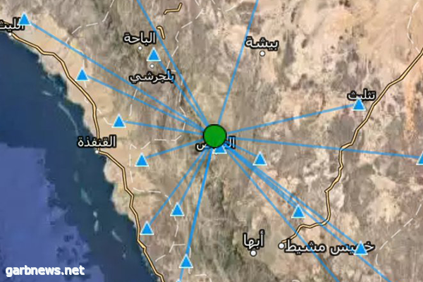 المساحة الجيولوجية: هزة أرضية شمال النماص