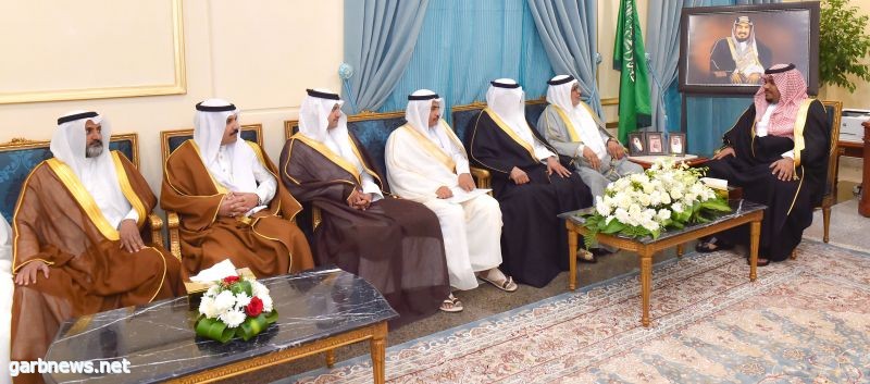 نائب أمير نجران يلتقي رئيس وأعضاء فرع الجمعية السعودية للإدارة بالمنطقة