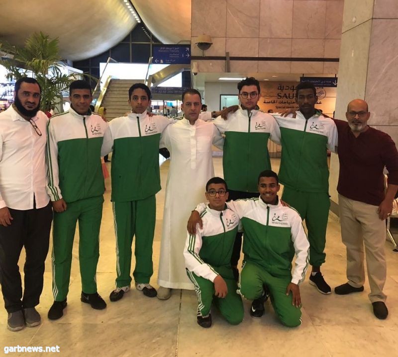 المنتخب السعودي للمبارزة في مواجهة إيطالية بكأس العالم