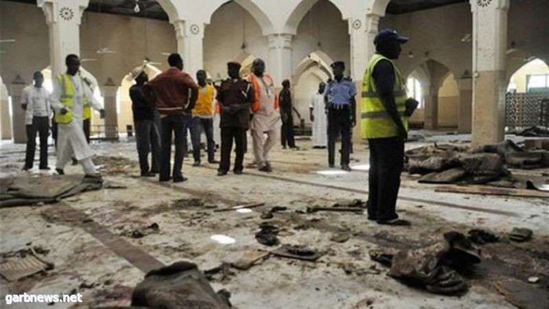 مقتل 14 شخصا في هجوم انتحاري على مسجد شمال شرق نيجيريا "فيديو "