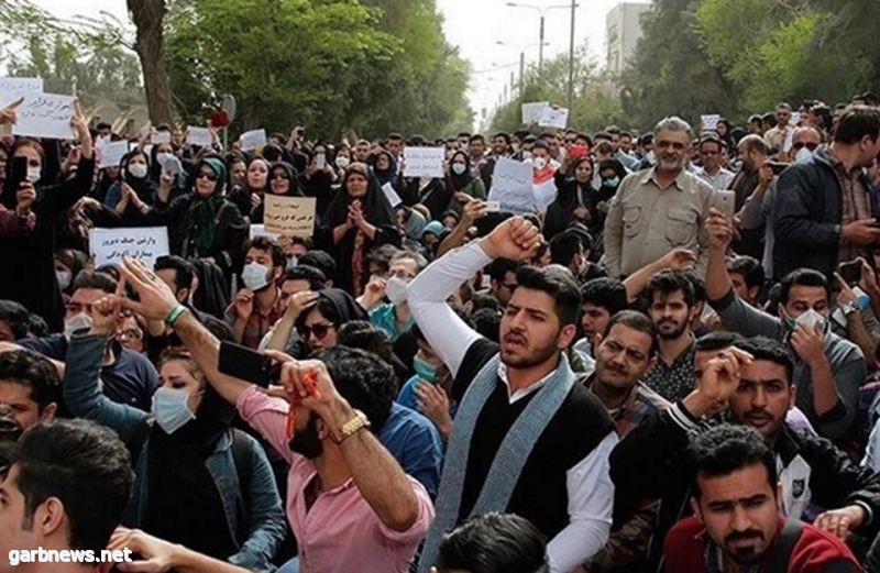 ايران : استمرار التظاهرات والمواجهات في عشرات المدن المنتفضة " فيديو"