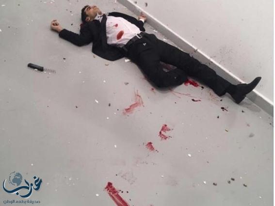 أول صورة لقاتل السفير الروسي بعد مقتله على يد الشرطة