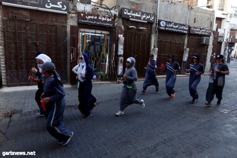 "الركض في جدة"... إحتفالا بيوم المرأة (صور)