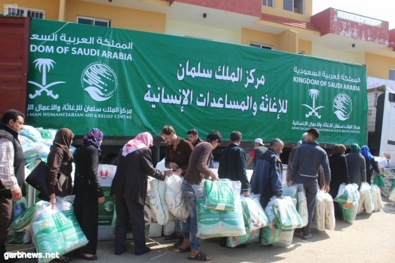مركز الملك سلمان للإغاثة يوزع مساعدات إيوائية للنازحين السوريين في برقايل بلبنان