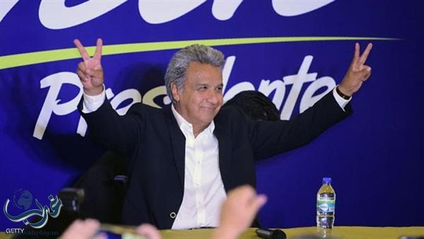 فوز لينين مورينو بالجولة الثانية لانتخابات الرئاسة في الإكوادور