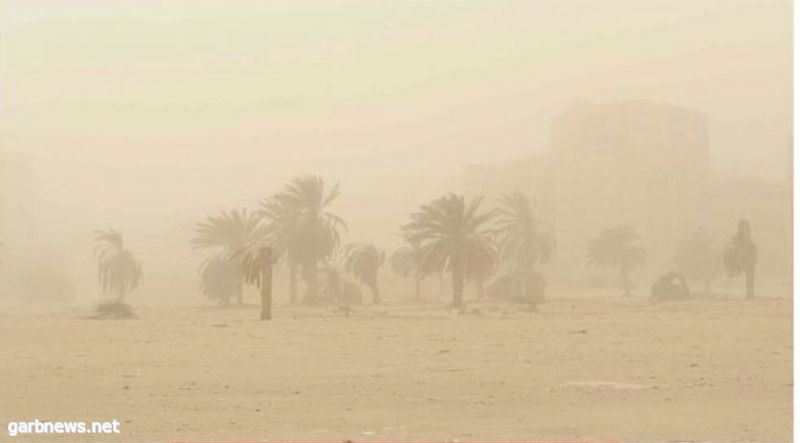 الأرصاد الجوية تحذر موجة غبار تجتاح الكويت.