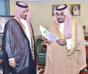 نائب أمير نجران يلتقي مدير فرع مركز الملك عبدالعزيز للحوار الوطني بالمنطقة