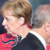 ميركل وأردوغان يبحثان توتر العلاقات الألمانية التركية