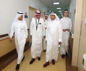 امين جدة المكلف يزور المرضى المنومين بمشفى الملك فهد بجدة