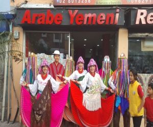 المطعم اليمني في الإكوادور يتألق ويستقبل فرقة فنية وعدد من الدبلوماسيين
