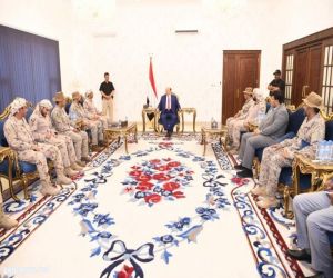الرئيس اليمني يشيد بجهود وتضحيات التحالف العربي