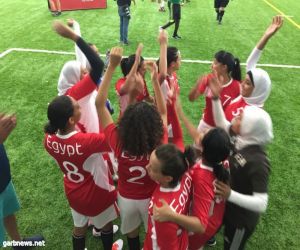 منتخب مصر لكرة القدم النسائية الموحدة للاولمبياد الخاص يفوز ببرونزية أول كأس عالم اقيمت بشيكاغو بعد الهزيمة من البرازيل