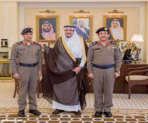 أمير القصيم يقلد عبدالرحمن الصالح مساعد مدير الدفاع المدني بالمنطقة رتبة لواء