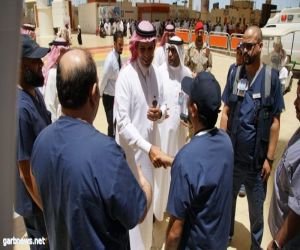 وزير النقل يطمئن على سير العمل في صالات الحجاج بمطار الملك عبد العزيز الدولي