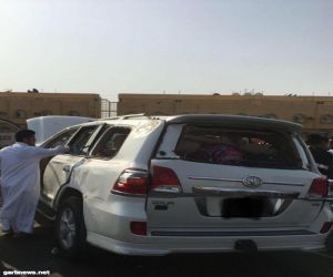 إصابة 12 شخصاً من عائلة واحدة بحادث بمحافظة جدة