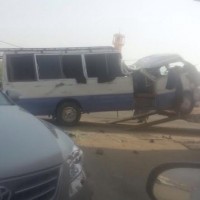 الهلال الاحمر يالباحة: يباشر حادث باص الجرين والحصيلة اصابة طالبتين
